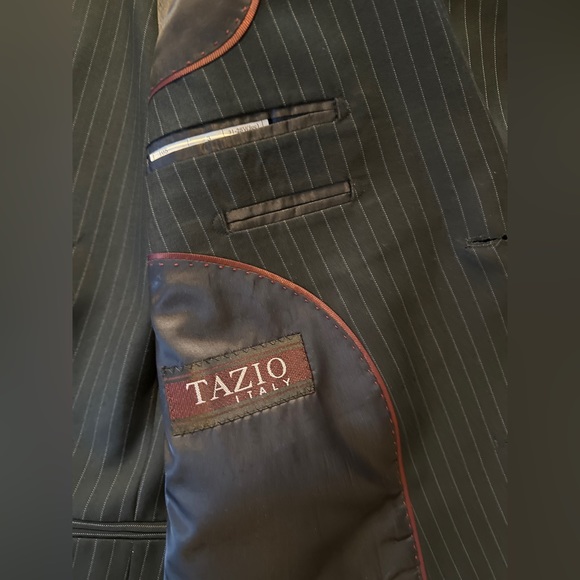 NAVY SUIT FOR MEN FORMAL SUITS FOR ALL OCASSIONS M120-03 - Picture 2 of 5